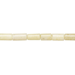 Peridot "jasper" 1pkg1, round tube bead natural, 15 inch 7x4mm-10x5mm