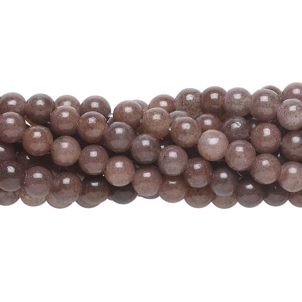 Bead 1pkg10 purple aventurine, 4mm round C grade, 15.5-16 inch natural image number 0