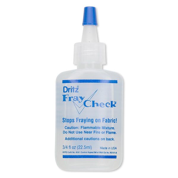 Adhesive, Dritz®Fray Check™, pkg/0.75-ounce bottle, clear. image number 0