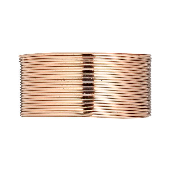 Wire, copper, half-hard, round, 22 gauge. Sold per 50-yard coil. image number 0