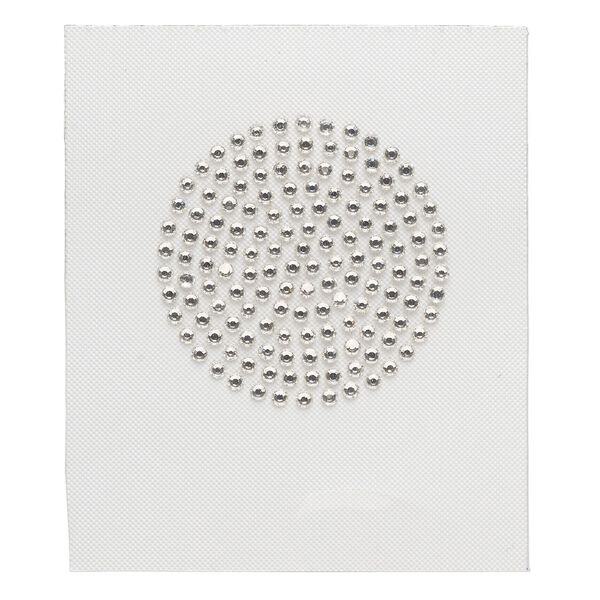 Iron-on transfer 1pk crystal clear, Preciosa Czech crystal 35mm circle image number 0