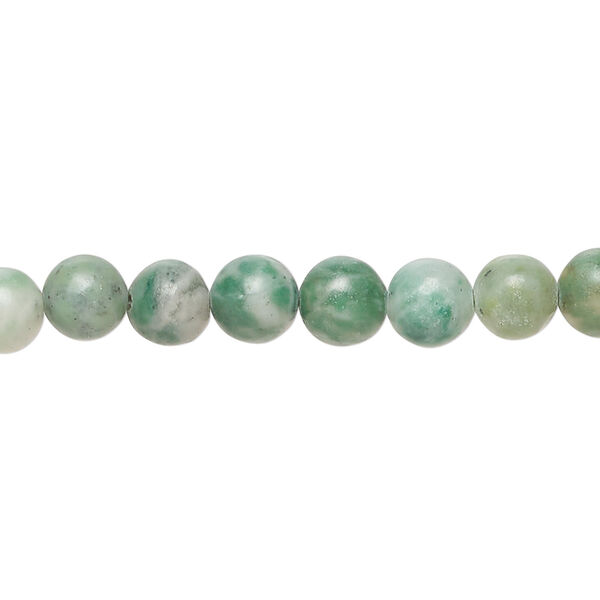 Ching hai "jade" 1pkg1, round bead natural 15.5-16 inch 6mm image number 4