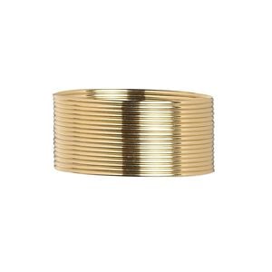 Wire, 12Kt gold-filled, dead-soft, half-round, 21 gauge. Sold per pkg of 5 feet.