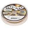 Beading wire, Accu-Flex&reg; 1pkg1, nylon and 24Kt gold-plated stainless steel, clear, 49 strand, 0.014-inch diameter, 30-foot spool. image number 0