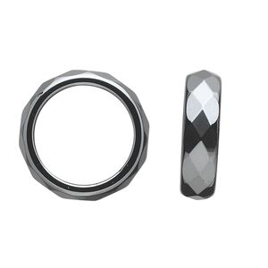 Hemalyke™ 1pkg10, faceted ring mix 6mm wide