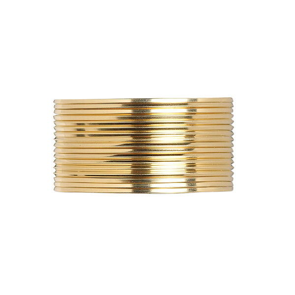 Wire, 12Kt gold-filled, dead-soft, square, 21 gauge. Sold per pkg of 5 feet. image number 0