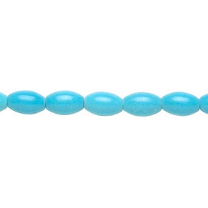 Magnesite 1pkg1, oval bead 15.5-16 inch 8x6mm