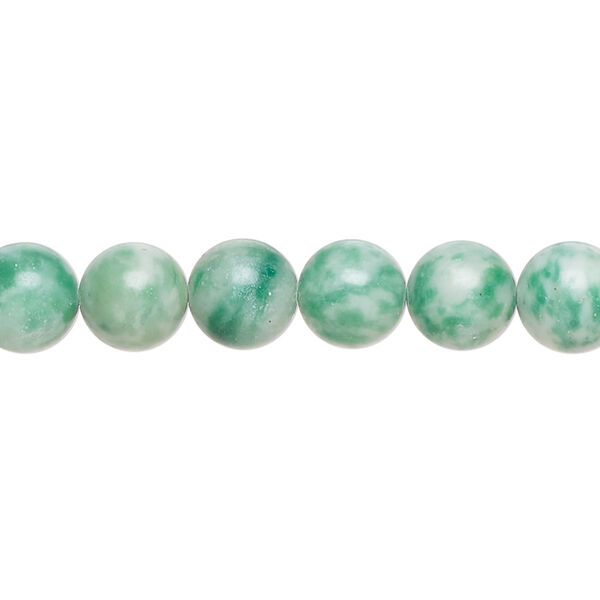 Ching hai "jade" 1pkg1, round bead natural B grade, 15 inch 7-9mm image number 0