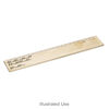 Bead board, wood 1pkg1, 22 x 4 x 1/2 inch rectangle. image number 1
