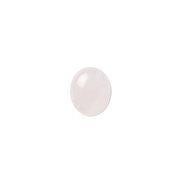 Cabochon, rose quartz (natural), 12x10mm calibrated oval, B- grade, Mohs hardness 7. Sold per pkg of 10. image number 0