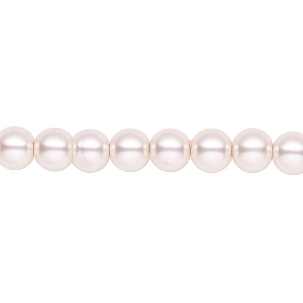 Pearl 1pk light pink, Celestial Crystal&reg; 6mm round 15.5-16 inch image number 0