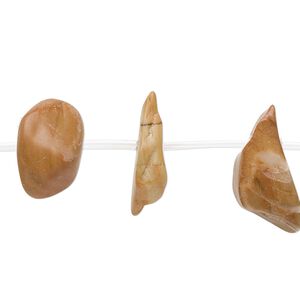 Tigerskin "jasper" 1pkg8, top-drilled nugget bead natural small to large