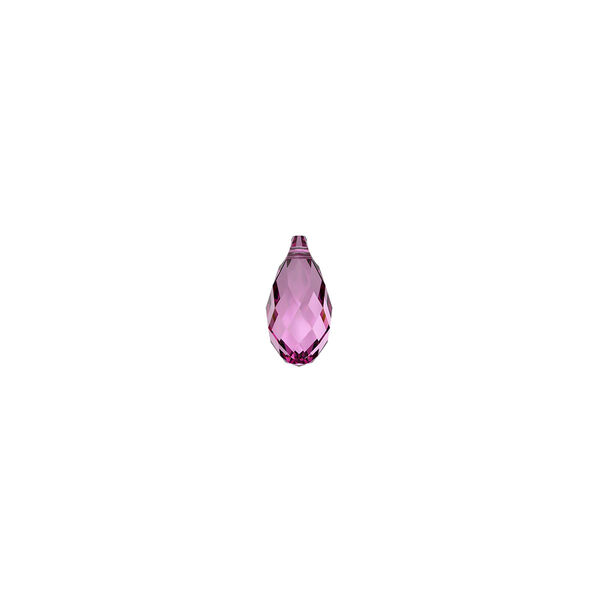 Briolette 2pk dark rose, Crystal Passions® 11x5.5mm pendant drop 6010 image number 0