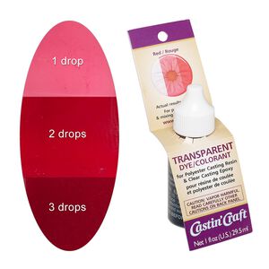 Dye, Castin' Craft&reg;, red. Sold per 1-fluid ounce bottle.
