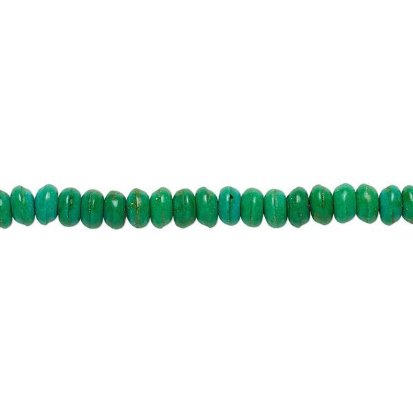 Magnesite 1pkg1, rondelle bead 15 inch 4x2mm-5x3mm image number 0