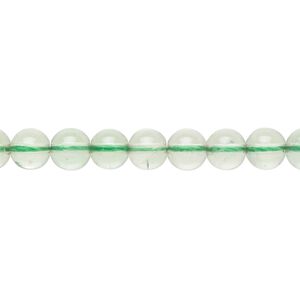 Green fluorite 1pkg1, round bead natural 8 inch 6mm