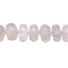 Lavender amethyst / amethyst / quartz crystal 1pkg1, micro-faceted rondelle bead natural, 7 inch light to medium 11x7mm-13x9mm image number 0