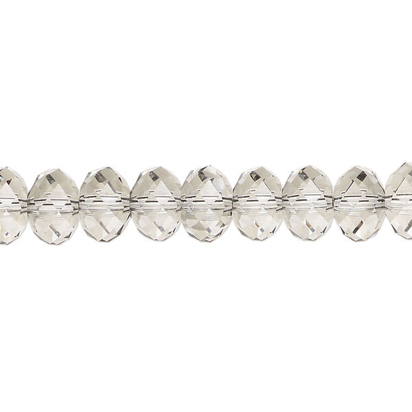 Bead 1pkg144 crystal urban grey, Crystal Passions&reg; 8x6mm rondelle 5040 image number 0