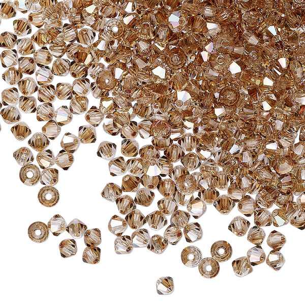Bead 144pk crystal celsian, Preciosa Czech crystal 3mm bicone image number 0