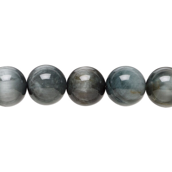 Bead cat's eye quartz 1pk 10mm round, B grade natural, 15.5-16 inch image number 0