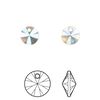 Drop 12pk aquamarine shimmer, Crystal Passions® 8mm pendant mini disk 6428 image number 0