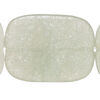 Green aventurine 1pkg1, rounded flat rectangle bead natural, 16 inch 40x20mm image number 0