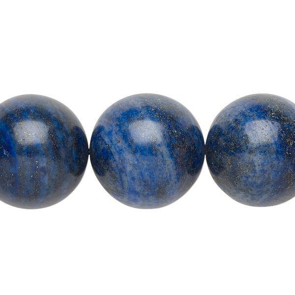 Lapis lazuli 1pkg1, round bead 8 inch 18-19mm image number 0