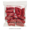 Bag, Tite-Lip™, plastic, clear, 4x4-inch top zip with top hole. Sold per pkg of 1,000. image number 0