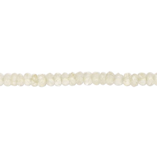 Golden yellow 1pkg1, hand-cut faceted rondelle bead natural 14 inch 3x1mm-4x3mm image number 0