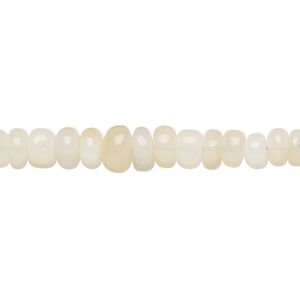 Ethiopian opal 1pkg1, hand-cut rondelle bead natural 15.5-16 inch graduated 2x1mm-5x3mm