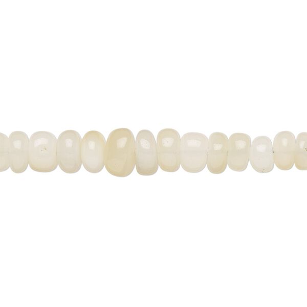 Ethiopian opal 1pkg1, hand-cut rondelle bead natural 15.5-16 inch graduated 2x1mm-5x3mm image number 0