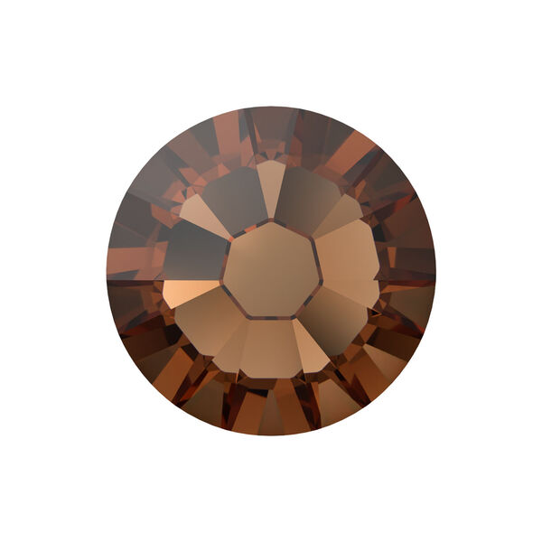 Flat back 1pkg1440 smoked topaz foil back, Swarovski® ReCreated™, 2.5-2.7mm rose round SS9 2058 image number 0