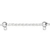 Sterling silver 1pkg1, French rope chain 16 inch / ball / closed loop 2mm / 5mm image number 1