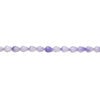 Bead 1pkg1 glass, opaque purple, 15x11mm-17x12mm teardrop, 15 inches. image number 1