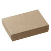 Paper / "cotton" (polyester) 1pkg6, rectangle box kraft 3.5x2.5x.75 inch image number 1