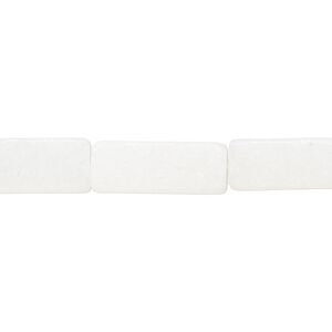 Mountain "jade" 1pkg1, square tube bead natural 15 inch 17x6mm-18x7mm