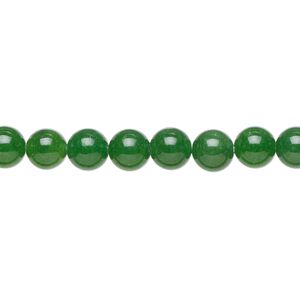 Malaysia "jade" 1pkg1, round bead 15.5-16 inch 6mm