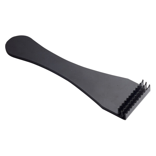 Buff cleaning rake, steel, black, 8-3/4 inches. Sold individually. image number 0