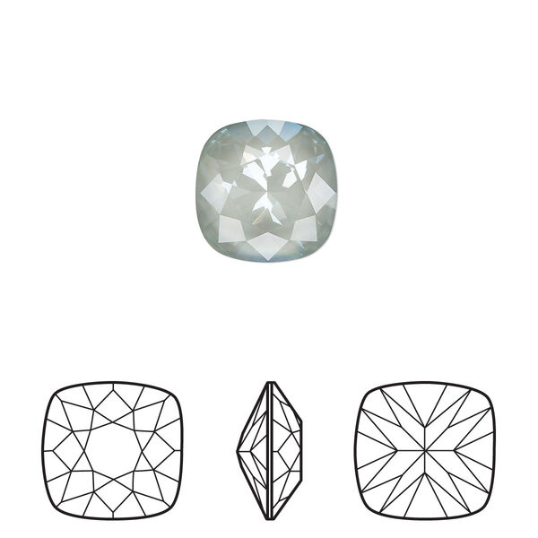 Fancy stone 2pk crystal agave ignite LacquerPRO, Crystal Passions® 10mm cushion 4470 image number 0