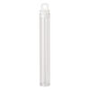 Vial, plastic, clear and white, 4 x 9/16 inch cylinder with hang tab. Sold per pkg of 10. image number 1