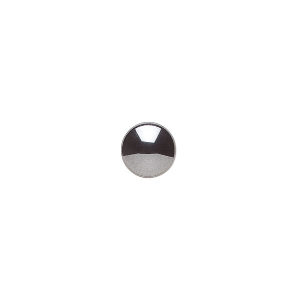 Cabochon, Hemalyke™ (man-made), 8mm calibrated round. Sold per pkg of 10. image number 0