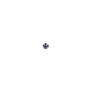 Chaton, glass rhinestone, iris blue, foil back, 2.7-2.8mm faceted round, PP21. Sold per pkg of 60.