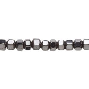 Hemalyke™ 1pkg1, faceted drum bead 15 inch 5mm