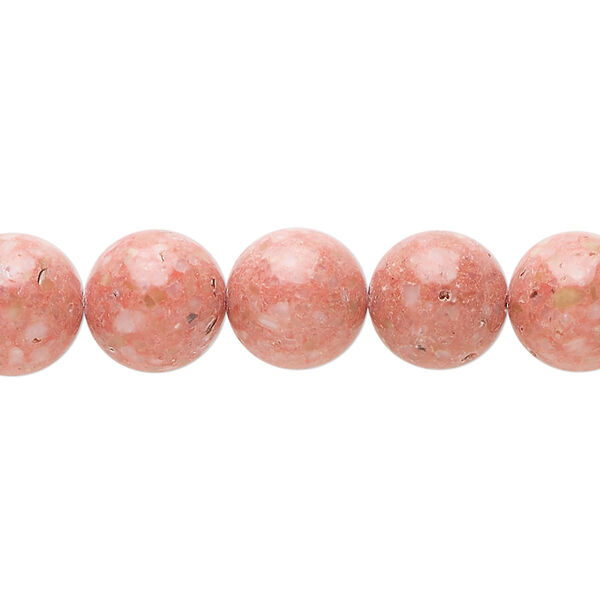 Multi-gemstone / mother-of-pearl shell / resin 1pkg1, round bead 15 inch 9-11mm image number 0