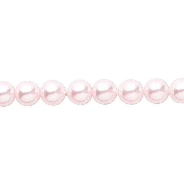 Pearl 50pk rosaline, Crystal Passions® 6mm round 5810 image number 0