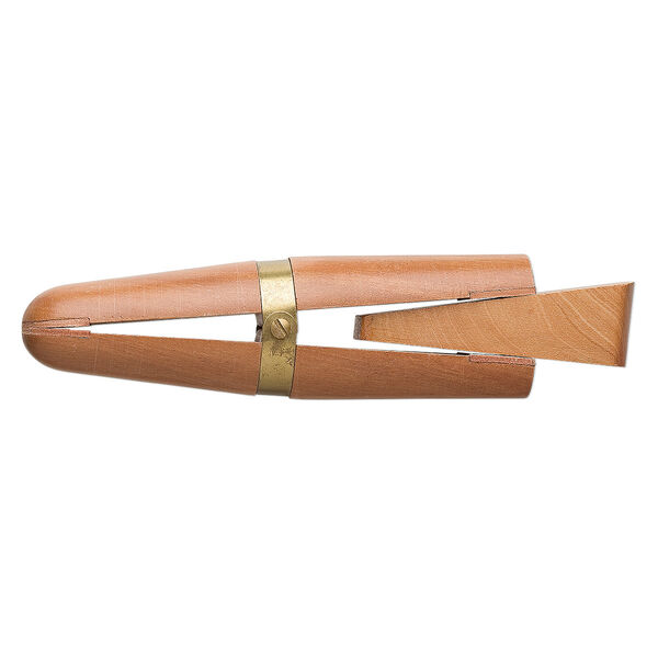 Ring clamp, wood, 6 inches with wedge insert. Sold individually. image number 0