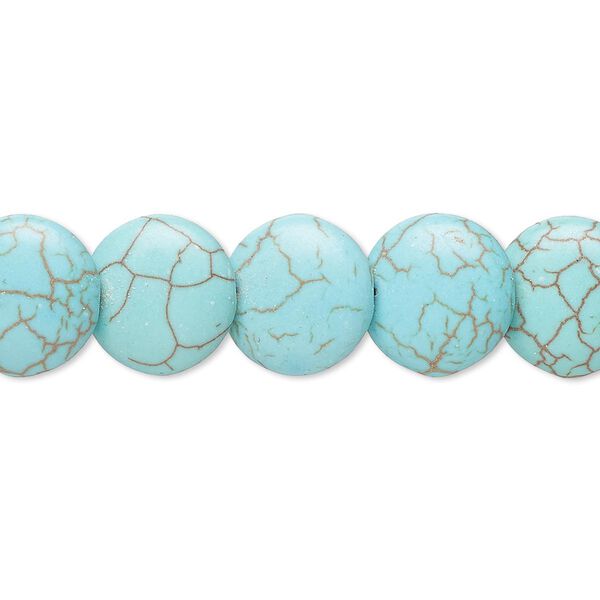 Magnesite 1pkg1, lentil-drilled lentil bead 15 inch 11-12mm image number 0