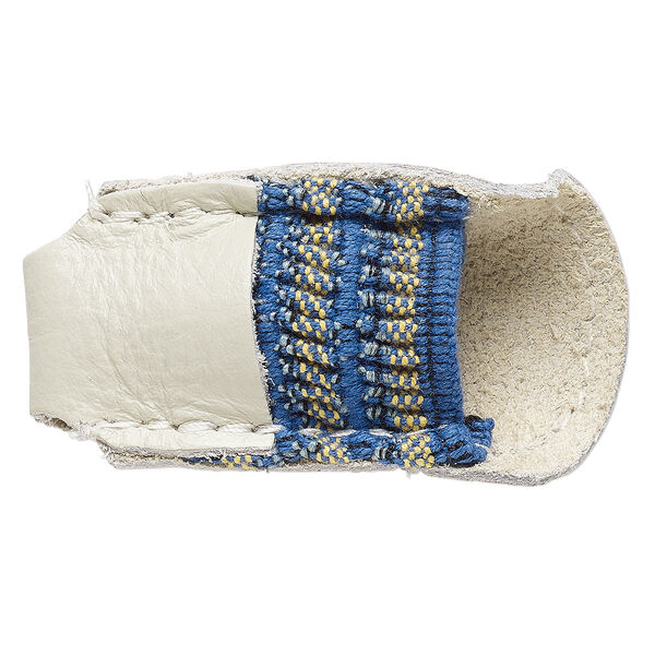 Thumb guard, grain leather and elastic, multicolored, medium with closed tip. Sold individually. image number 0