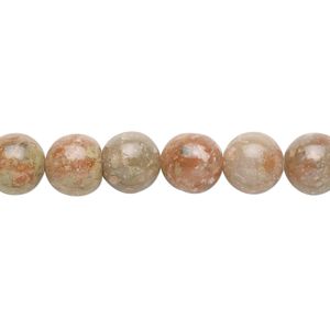 Autumn jasper 1pkg1, round bead natural 15.5-16 inch 8mm