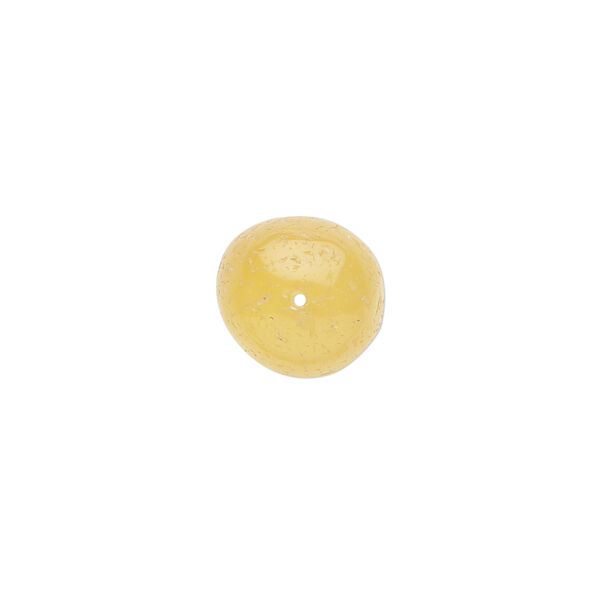 Bead, golden agate (dyed), light to medium, small to medium tumbled nugget, Mohs hardness 6-1/2 to 7. Sold per 15-1/2" to 16" strand. image number 3